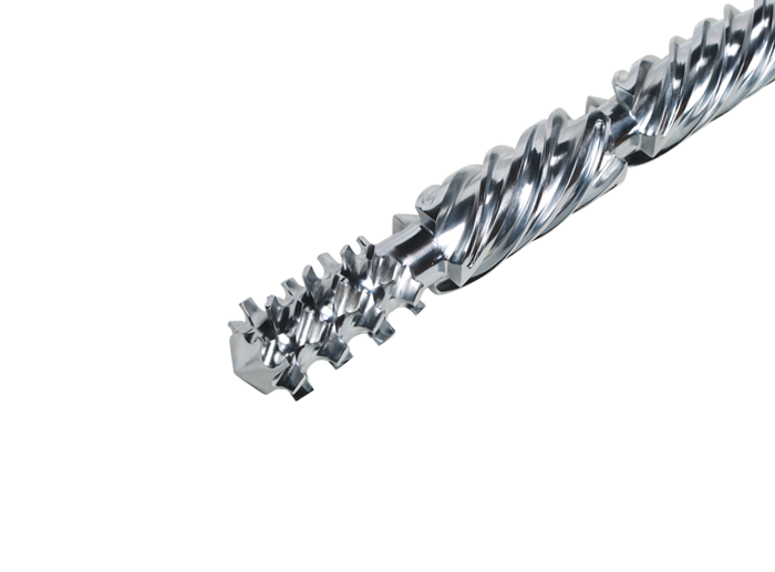 What is the core difference between twin-screw extruder and single-screw extruder in rubber processing?